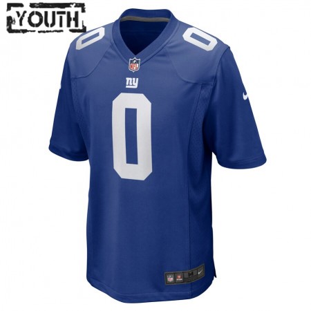 Camiseta Niño New York Giants Azeez Ojulari 0 Nike Royal 2021 NFL Draft